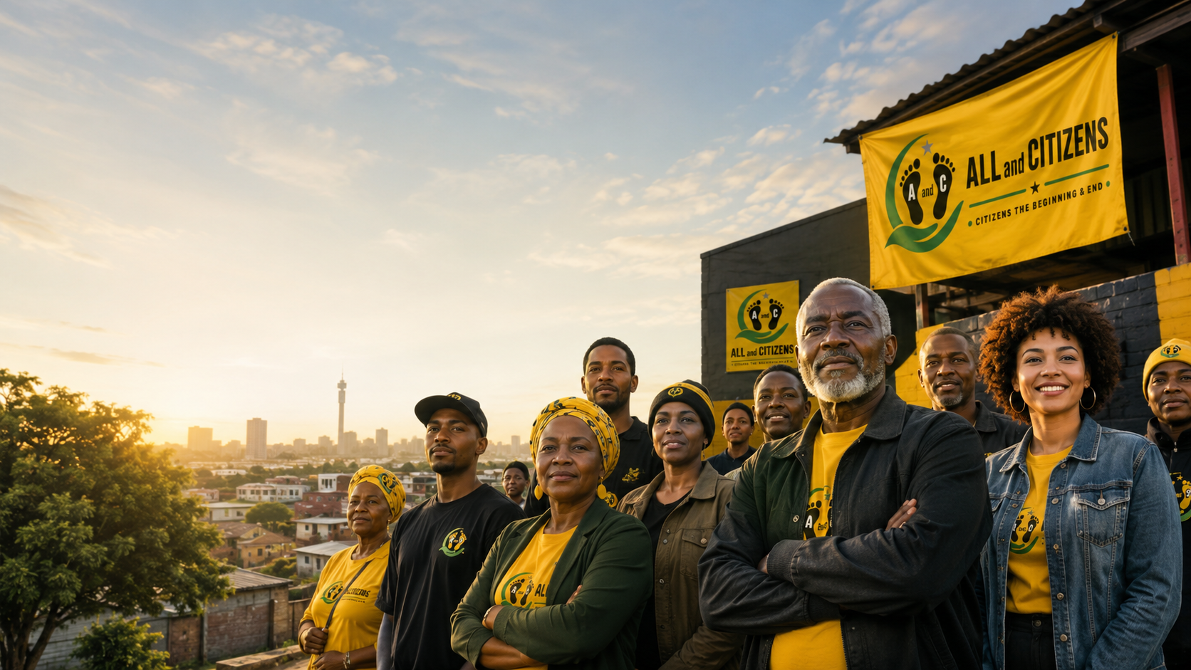A&C citizens standing together